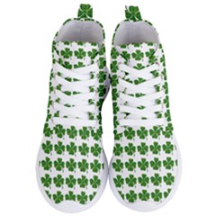 Shamrocks Clover Green Leaf Women s Lightweight High Top Sneakers