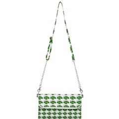 Shamrocks Clover Green Leaf Mini Crossbody Handbag