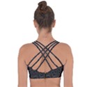 Thorns Have Roses Cross String Back Sports Bra View2