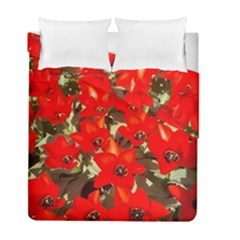 Columbus Commons Red Tulips Duvet Cover Double Side (full/ Double Size) by Riverwoman