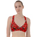 Columbus Commons Red Tulips Sweetheart Sports Bra View1