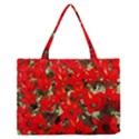 Columbus Commons Red Tulips Zipper Medium Tote Bag View1