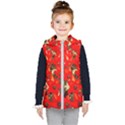 Columbus Commons Red Tulips Kids  Hooded Puffer Vest View1