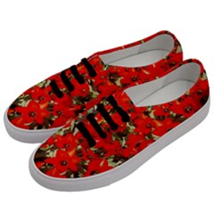 Columbus Commons Red Tulips Men s Classic Low Top Sneakers by Riverwoman