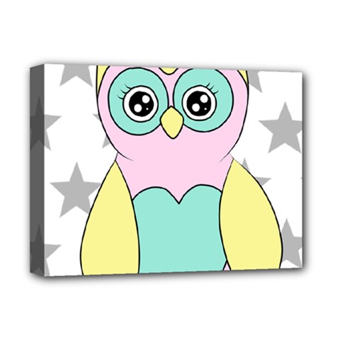 Sowa Child Owls Animals Deluxe Canvas 16  X 12  (stretched)  by Sapixe