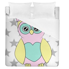 Sowa Child Owls Animals Duvet Cover (queen Size) by Sapixe