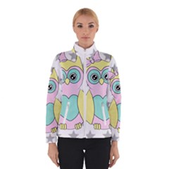 Sowa Child Owls Animals Winter Jacket by Sapixe