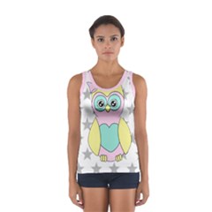 Sowa Child Owls Animals Sport Tank Top  by Sapixe