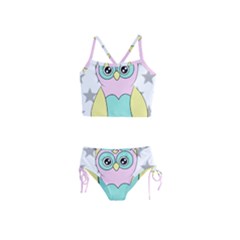 Sowa Child Owls Animals Girls  Tankini Swimsuit by Sapixe