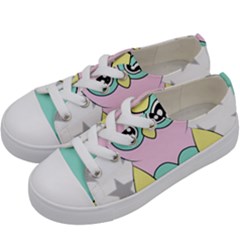 Sowa Child Owls Animals Kids  Low Top Canvas Sneakers by Sapixe