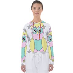 Sowa Child Owls Animals Women s Slouchy Sweat by Sapixe