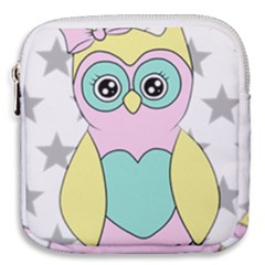 Sowa Child Owls Animals Mini Square Pouch by Sapixe