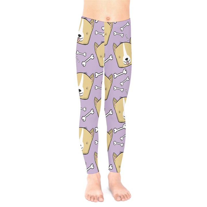 Corgi Pattern Kids  Legging