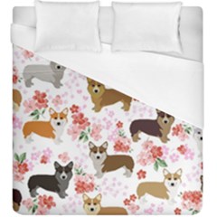 Corgis Corgi Pattern Duvet Cover (king Size) by Sapixe