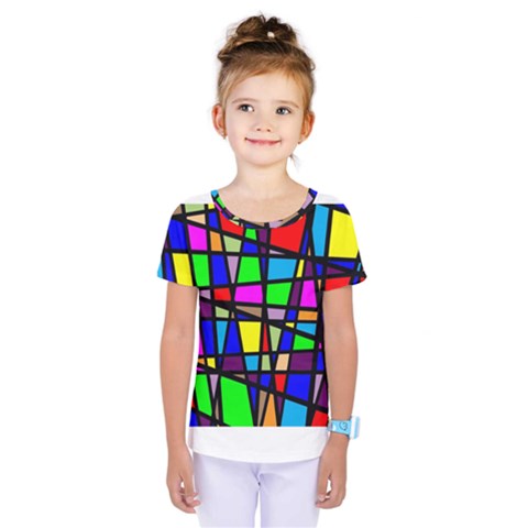 Mosaic Kids  One Piece Tee by thomaslake