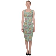 Hamster Pattern Sleeveless Pencil Dress by Sapixe