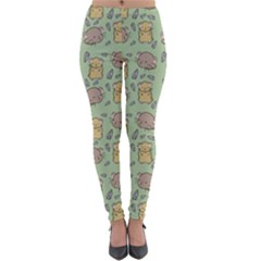 Hamster Pattern Lightweight Velour Leggings by Sapixe