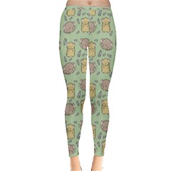 Hamster Pattern Inside Out Leggings by Sapixe