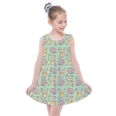 Hamster Pattern Kids  Summer Dress by Sapixe