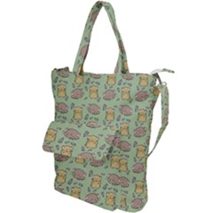 Hamster Pattern Shoulder Tote Bag by Sapixe