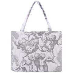 Angel Line Art Religion Angelic Mini Tote Bag by Sapixe