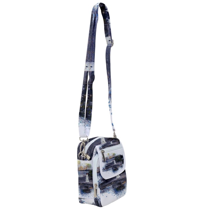 Lighthouse Art Sea Ocean Vintage Shoulder Strap Belt Bag