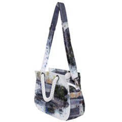 Lighthouse Art Sea Ocean Vintage Rope Handles Shoulder Strap Bag