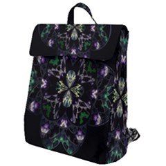 Fractal Fractal Art Texture Flap Top Backpack