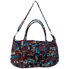 Stained Glass Mosaic Abstract Removal Strap Handbag