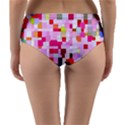 The Framework Paintings Square Reversible Mid-Waist Bikini Bottoms View2