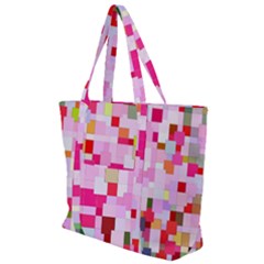 The Framework Paintings Square Zip Up Canvas Bag