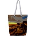 Scotland Monti Mountains Mountain Full Print Rope Handle Tote (Small) View1