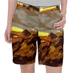 Scotland Monti Mountains Mountain Pocket Shorts by Sapixe