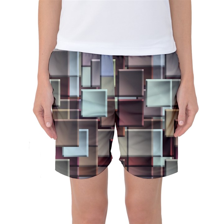 Texture Artwork Mural Murals Art Women s Basketball Shorts