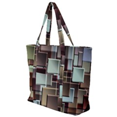 Texture Artwork Mural Murals Art Zip Up Canvas Bag by Sapixe