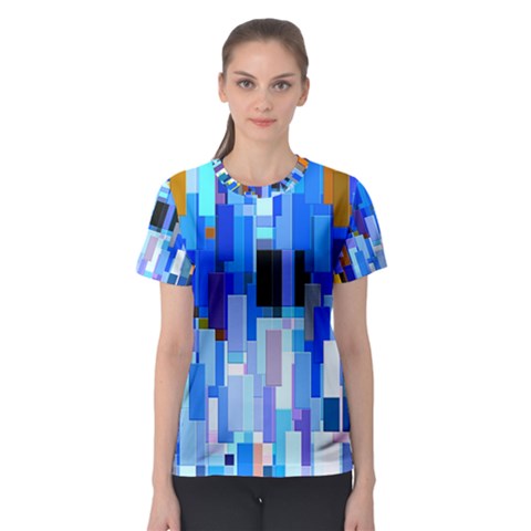 Color Colors Abstract Colorful Women s Sport Mesh Tee by Sapixe