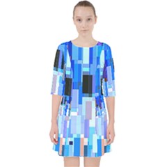 Color Colors Abstract Colorful Pocket Dress by Sapixe