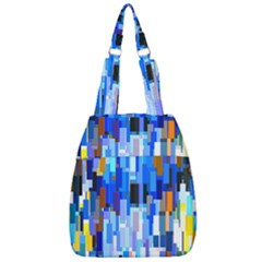 Color Colors Abstract Colorful Center Zip Backpack by Sapixe