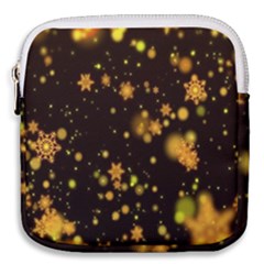 Background Black Blur Colorful Mini Square Pouch by Sapixe