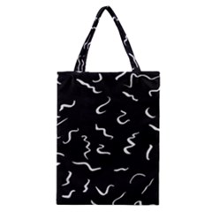 Scribbles Lines Drawing Picture Classic Tote Bag by Sapixe