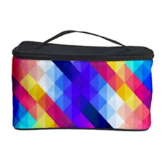 Abstract Background Colorful Pattern Cosmetic Storage