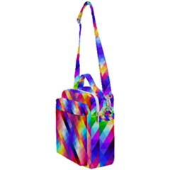 Abstract Background Colorful Pattern Crossbody Day Bag