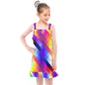 Abstract Background Colorful Pattern Kids  Overall Dress View1