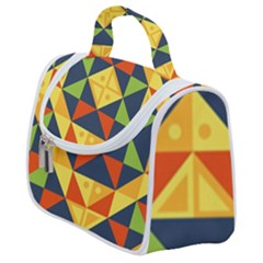 Background Geometric Color Satchel Handbag by Sapixe