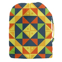 Background Geometric Color Drawstring Pouch (xxxl)