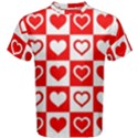 Background Card Checker Chequered Men s Cotton Tee View1