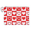 Background Card Checker Chequered Canvas Cosmetic Bag (XL) View1