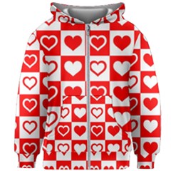 Background Card Checker Chequered Kids  Zipper Hoodie Without Drawstring