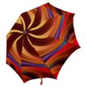 Abstract Colorful Background Wavy Hook Handle Umbrellas (Large) View2