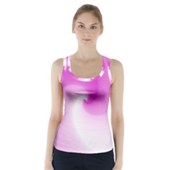 Abstract Spiral Pattern Background Racer Back Sports Top by Sapixe